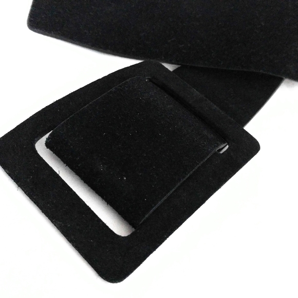 BETSY JOHNSON black square buckle belt - Picture 1 of 7